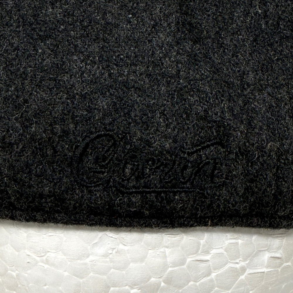 Goorin Bros Mens Wool Blend Newsboy Cap Charcoal Grey 8-Panel Flat Hat Large - Picture 5 of 12